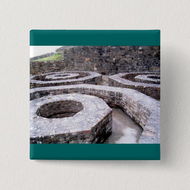 Fort Charles 15 Cm Square Badge (Front)