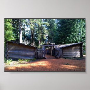 Fort Clatsop, Astoria, Oregon Poster