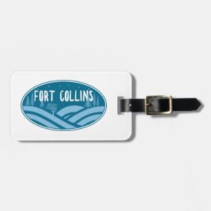 Fort Collins Colorado Outdoors Luggage Tag