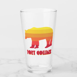 Fort Collins Colorado Rainbow Bear Glass