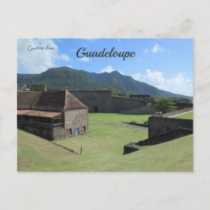 Fort Delgres on Basse-Terre in Guadeloupe Postcard