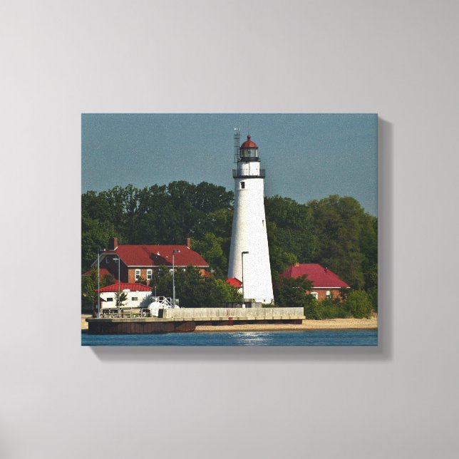 Fort Gratiot Lighthouse Canvas Print (Front)