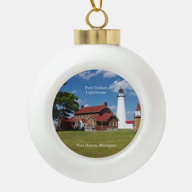 Fort Gratiot Lighthouse ornament (Front)