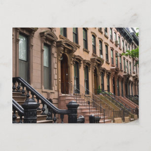 Fort Greene Brownstones Postcard
