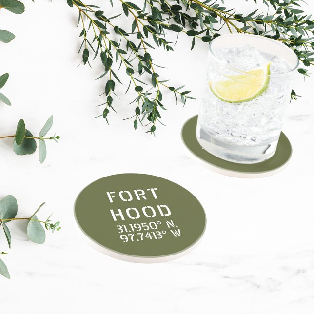 Fort Hood Latitude Longitude  Coaster (Creator Uploaded)