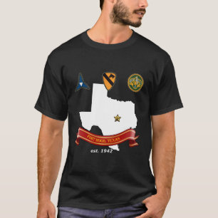 Fort Hood Military Base Army Post At Een Tx T-Shirt