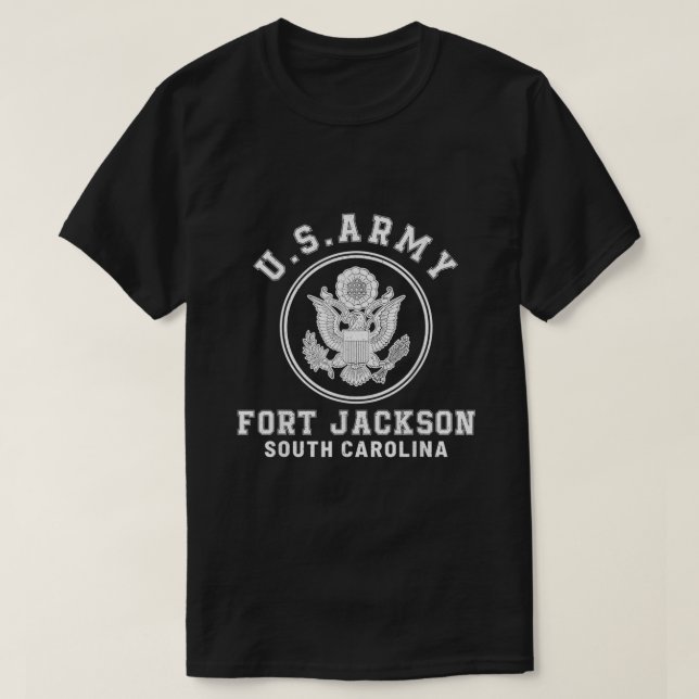 Fort Jackson South Carolina SC Army Basic Training T-Shirt (Design Front)