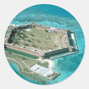 Fort Jefferson National Park Classic Round Sticker