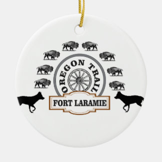fort Laramie gold Ceramic Tree Decoration