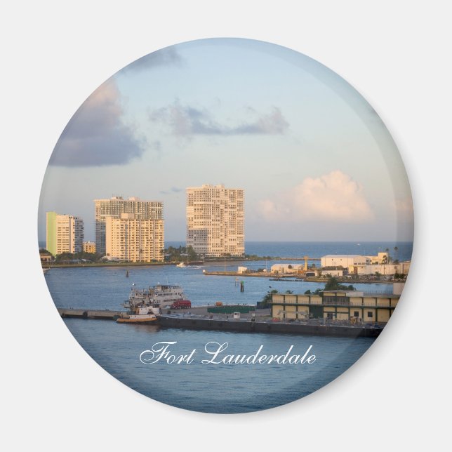 Fort Lauderdale Bay Magnet (Front)