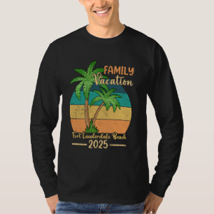 Fort Lauderdale Beach Florida Family Vacation 2025 T-Shirt