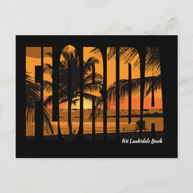 Fort Lauderdale beach Postcard (Front)