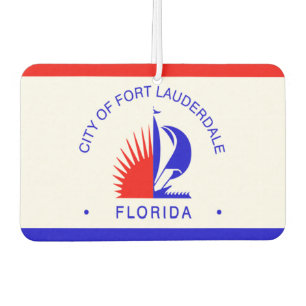 Fort Lauderdale city flag Car Air Freshener
