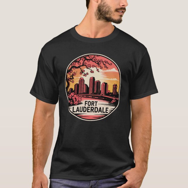 Fort Lauderdale City Florida USA T-Shirt (Front)