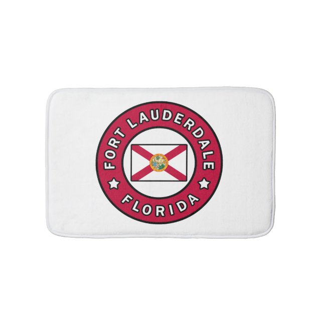 Fort Lauderdale Florida Bath Mat (Front)