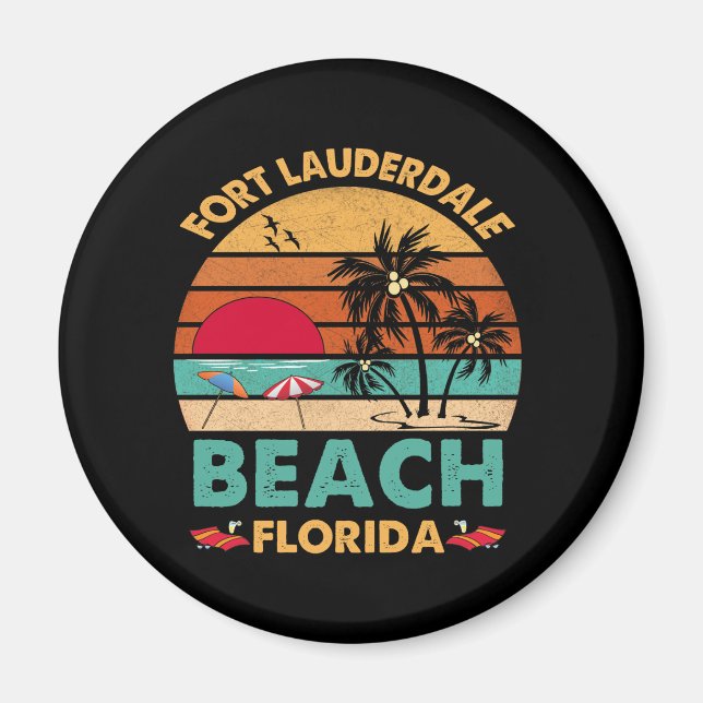 Fort Lauderdale Florida Beach FL Novelty Magnet (Front)