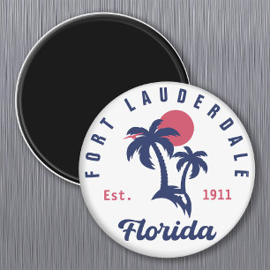 Fort Lauderdale Florida Beach Tropical Souvenirs Magnet