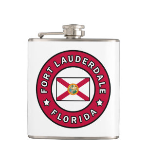 Fort Lauderdale Florida Hip Flask