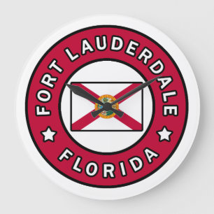 Fort Lauderdale Florida Large Clock