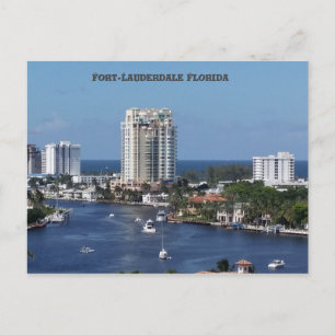 Fort -Lauderdale Florida Postcard