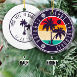 Fort Lauderdale Florida Retro Palm tree Travel 80s Ceramic Tree Decoration<br><div class="desc">Fort Lauderdale Florida - Retro Tropical Palm Tree 60s Souvenirs Vintage design makes a great Christmas or Birthday gift for fans of Fort Lauderdale Beach. The retro summer vibe design is a perfect gift for travel lovers and tropical destination fans. - " You can customise and modify this template by...</div>