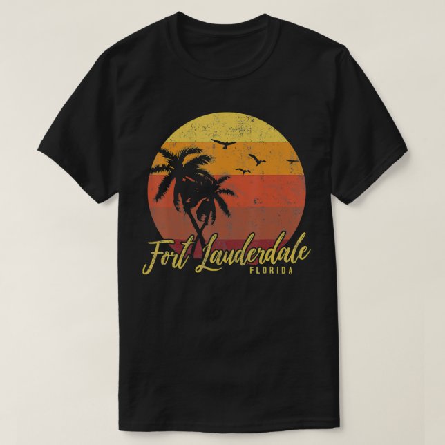 Fort Lauderdale Florida  T-Shirt (Design Front)