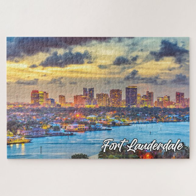 Fort Lauderdale, Florida, USA Jigsaw Puzzle (Horizontal)
