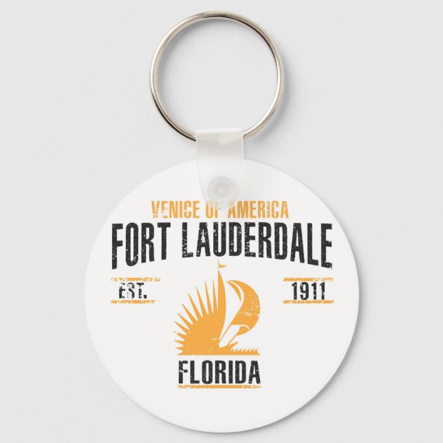 Fort Lauderdale Key Ring (Front)