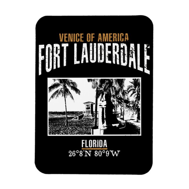 Fort Lauderdale Magnet (Vertical)
