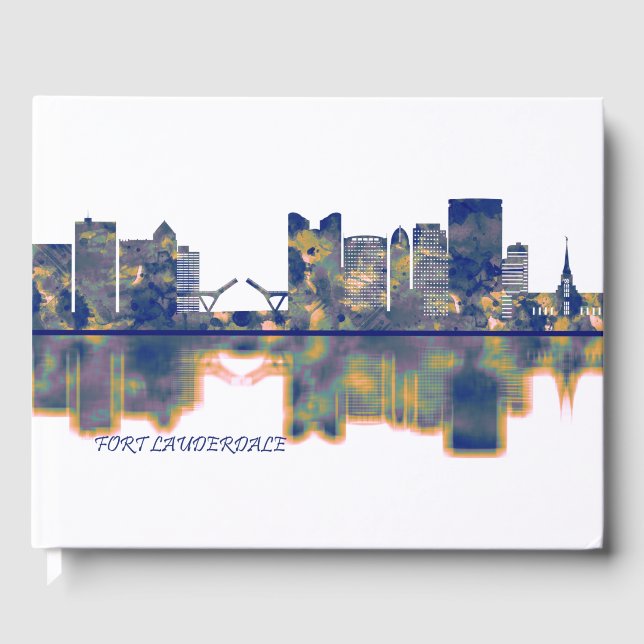 Fort Lauderdale Skyline Guest Book (Front)