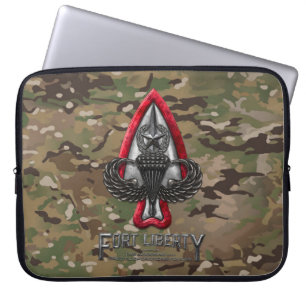 Fort Liberty OCP Camo 15" Laptop Sleeve