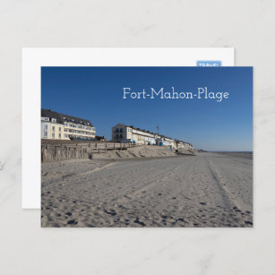 Fort-Mahon-Plage, Beach View, France Postcard