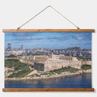 Fort Manoel and Sliema from Valletta, Malta