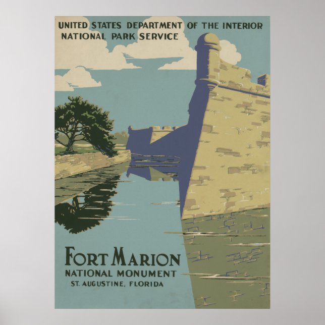 Fort Marion National Monument Poster (Front)