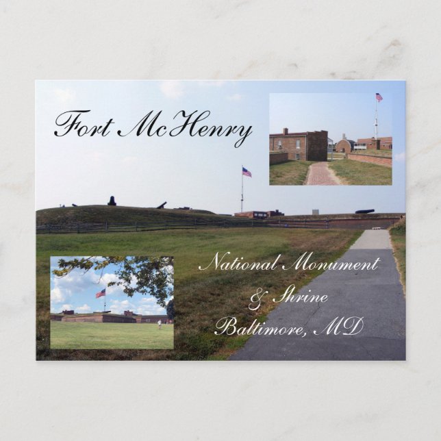 Fort McHenry Postcard (Front)