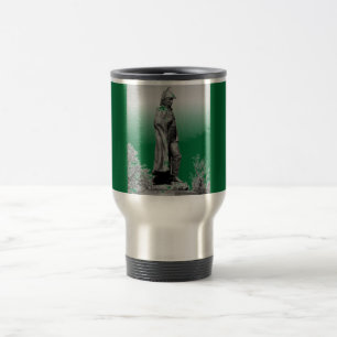 Fort McHenry Statue B+W Travel Mug