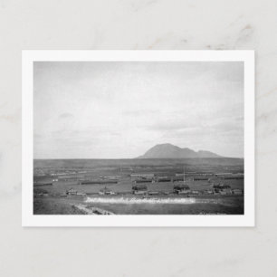 Fort Meade with Bear Butte in Background Postcard