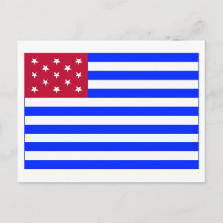 Fort Mercer Flag Postcard