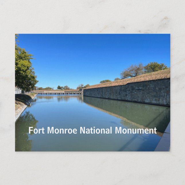 Fort Monroe, Virginia Postcard (Front)