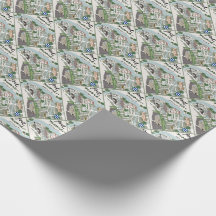 Fort Moore Map Gift Wrap