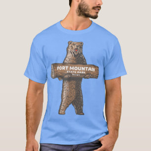 Fort Mountain State Park Georgia GA Bear Vacation T-Shirt