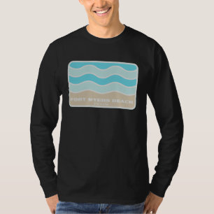 Fort Myers Beach Florida Retro FL Waves Beach Souv T-Shirt