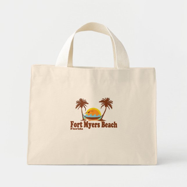 Fort Myers Beach. Mini Tote Bag (Front)