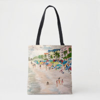 "Fort Myer's Beach" painting by Therese Kramer