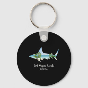 Fort Myers Beach Souvenir Or Group Vacation Gift _ Key Ring