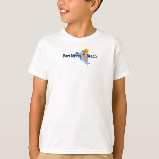 Fort Myers Beach. T-Shirt (Front)