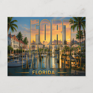 Fort Myers Florida Gulf Coast Travel Gift Postcard
