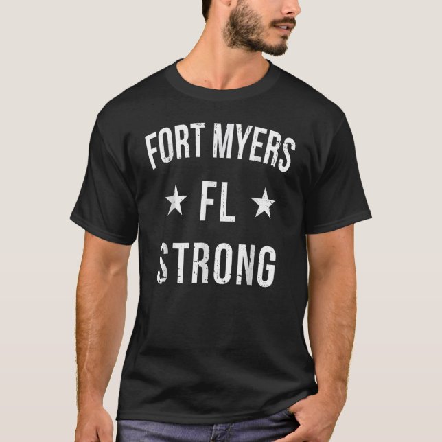 Fort Myers Florida Strong Community Strength Praye T-Shirt (Front)