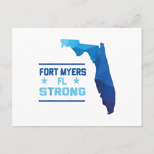 Fort Myers Florida Strong Postcard (Front)
