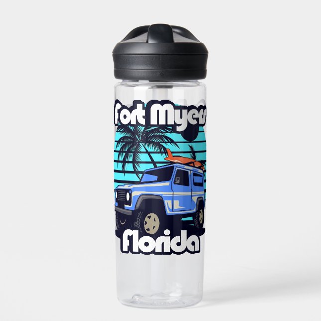 Fort Myers Florida Water Bottle (Front)